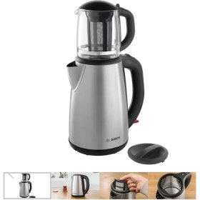 Resim Bosch Paslanmaz Çay Makinesi, Hızlı ve Kolay Demleme, Dayanıklı Tasarım 