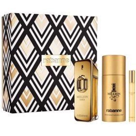 Resim Paco Rabanne Million Gold Intense EDP 100 ml + EDT 10 ml + 150 ml Deo Erkek Parfüm Seti 