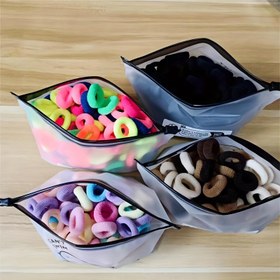 Resim 100 Adet Couius Renkli Dikişsiz Saç Lastiği - Yüksek Esneklik, Yumuşak Havlu Kumaşlı At Kuyruğu Bağları ve Tokalar Karışık Renklerde, Günlük Kullanım İçin Dayanıklı Elastik Bantlar, Kızlar için Tüm Mevsimlere Uygun 