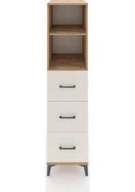Resim Kronos Dolap 2 Raflı 3 Çekmeceli 44x59x182 Çam-aytaşı Atlas Çam 