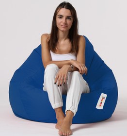 Resim earmut Premium Xxl Armut Koltuk Mavi 