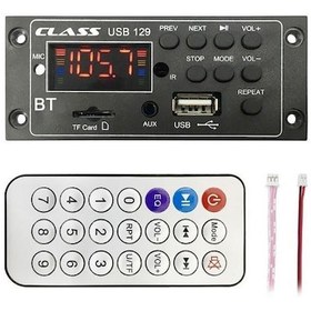 Resim Class Usb-129 Aux Usb-Sd-Bluetooth Çevirici Kumandalı 