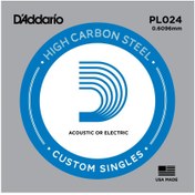 Resim D'Addario PL024 Tek Elektro Gitar Teli (24) 