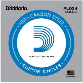 Resim D'Addario PL024 Tek Elektro Gitar Teli (24) 