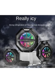 Resim K13 Magsafe Destekli Güçlü Telefon Soğutucu Radyatör Kablolu Rgb 