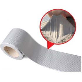 Resim 5 Metre X 10Cm Çamur Bant Alüminyum Izolasyon Tamir Çatlak Bant 