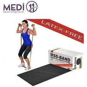 Resim Moves Band 1.5 Metre Siyah Egzersiz ve Pilates Direnç Bandı Siyah 