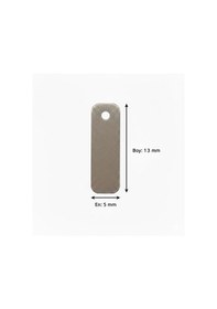 Resim Bronz 13 X 5 Mm Dantel Oya Yazma Halhal Abiye Lazer Kesim Pul 500 Adet 