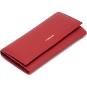 Resim Kırmızı Deri Kadın Cüzdan - S1CB00005807-A86 