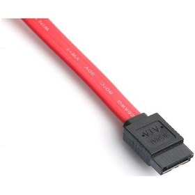 Resim Akasa Sata3 Kırmızı Renkli 50Cm 90° Uçlu Kablo Ak-Cbsata3-50Rd90 