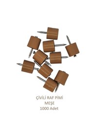 Resim Çivili Raf Pimi Meşe 1000 Adet 