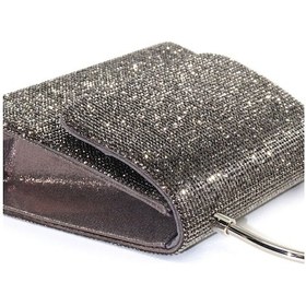 Resim Keeba Platin Taşlı Abiye Çanta. Platin Kadın Abiye Çanta. Platin Abiye Çanta. Davet Gece Clutch Çanta. Platin 