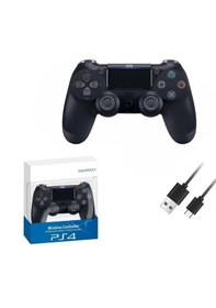 Resim Trio Tr901s Siyah Doubleshock 4 Kablosuz Titreşimli Ps4 Oyun Kolu 