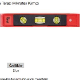 Resim GFB Mini Terazi Mıknatıslı Kırmızı 5 Lİ ADET 