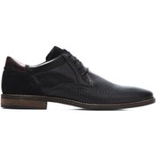 Resim John May Erkek Oxford ( Klasik) 1154/A 011 WK-John May Orkut Suede Black 