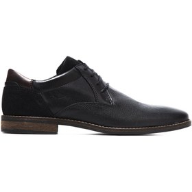 Resim John May Erkek Oxford ( Klasik) 1154/A 011 WK-John May Orkut Suede Black 