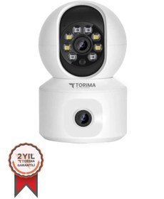 Resim Torima Cmr-10 360° Full Hd Çift Kamera 1080p Smart Ip Akıllı Kamera 