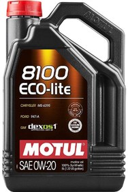 Resim Motul 8100 Eco-lite 0w-20 Motor Yağı 5 L 