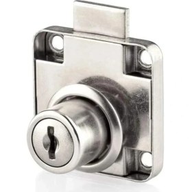 Resim Erdo Ticaret Metal Kare Çekmece Kilidi, Yedek Anahtarlı 