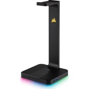 Resim Corsair Gaming ST100 RGB Premium Kulaklık Standı CA-9011167-EU 