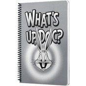 Resim Mabbels Spiralli Defter Looney Tunes Whats up Doc Gri 80 YP 17x24 DFT-388487 