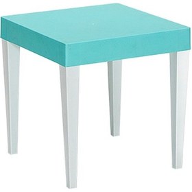 Resim Junior Kare Ergonomik Konforlu Anaokulu Kreş Çocuk Masası - Turku Turkuaz 