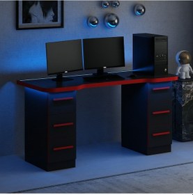 Resim Minar Phoenix 6 Çekmeceli Oyuncu Masası - Set 3 