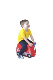 Resim Trunki Çocuk Bavulu - İtfaiye Aracı Frank 