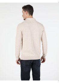 Resim Colin's Regular Fit Sal Yaka Erkek Bej Kazak CL1051638_Q1.V2_BME 