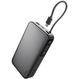 Resim AyrStore AUKEY PB-Y48-GY 100W 20000 MAH PD DAHİLİ TYPE-C KABLOLU POWERBANK 