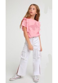 Resim Kız Pantolon 24yesc2428 Krem 