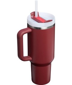 Resim Stanley Quencher H2.o Flowstate Tumbler Pipetli Termos 1.18l - Cranberry Koyu Kırmızı 
