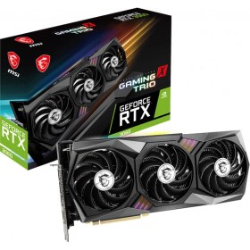 Resim Msı Geforce Rtx 3060 Gaming x Trio 12GB 192 Bit Gddr6 Pcı-E 4.0 Ekran Kartı (RTX-3060-GAMING-X-TRIO-12G) 