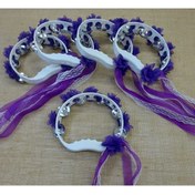 Resim memisshop Süslü Nedime Tefi Mor 10 Adet 