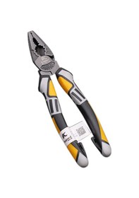 Resim Jeehugo Endüstriyel Elektrikçi Testere Seti: Chrome-vanadyum Çelik Tel Kesici, Uçburun Ve Eğim Açılı Plierler Seçimli 3 Tip Sarı 