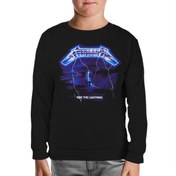 Resim Metallica - Ride the Lightning Siyah Çocuk Sweatshirt 