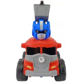 Resim 2'si 1 Arada Dönüşebilen Robot Ve Kamyon Oyuncak Sök Tak Dönüşebilen Robot 