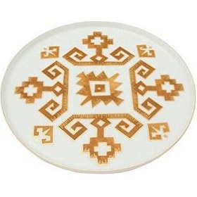 Resim Porland Arabesque Serisi 18cm Düz Tabak Desen1 beyaz 