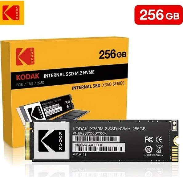 Challenger Kodak X350m 2 Nvme Ssd 256gb 2280 Gen3x4 Yuksek Hizli Dahili ...