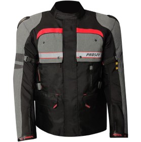 Resim Prosev 4 MEVSİM MONT LONG AT 2202-RED - Motosiklet Uzun Mont 