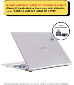 Resim SyncCase Huawei Kılıf Matebook X Kılıf (2020-2021 YILI) Ile Uyumlu Parlak Kristal Kapak Kılıf 