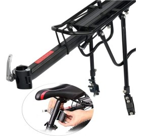 Resim Monero Bisiklet Arka Port Bagaj Alüminyum Ergonomik Tasarım Ayarlanabilir Bagaj Sport 