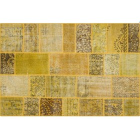 Resim Gerçek El Dokuma Eskitme Halı 120 X 180 Cm 5641 