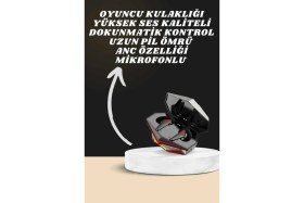 Resim 7 Kordonlu Akıllı Saat ve Oyuncu Kulaklığı Bluetooth Bağlantılı Android ve Ios Uyumlu 
