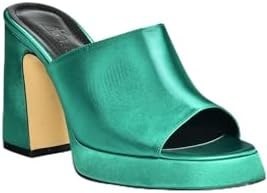 Resim fox SHOES Saten Kumaş Kalın Topuklu Kadın Terlik M570021204 