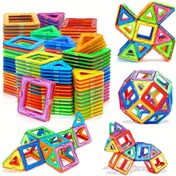 Resim Manyetik Blok Yapı Taşları - Renkli 3D Bulmaca Tasarımı, Yaratıcılığı ve İnce Motor Becerilerini Geliştirir, 3-6 Yaş Aralığı İçin İdeal, Mükemmel Bir Cadılar Bayramı ve Doğum Günü Hediyesi, Gençlerin Yapı Taşları | Canlı Renk Blokları | Dayanıklı İnşaat, Manyetik Yapı Taşları 