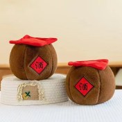 Resim Baijiafu2 Yeni 1 Adet Dört Inç Iyi Şanslar Karikatür Peluş Oyuncak Bebek Anahtarlık Sevimli Bebek Anahtar Küçük Kolye Seti (Yurt Dışından) 