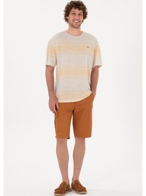 Resim U.s. Polo Assn. Erkek Hardal Şort / Bermuda 50300418-vr072 Hardal 