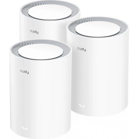 Resim Cudy M1800 3-Pack AX1800MBPS 2.4/5ghz Ap/re/wısp Gigabit Mu-Mımo Kablosuz 3'lü Mesh Wi-Fi 6 Sistemi 