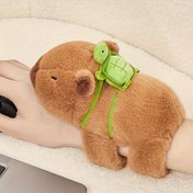 Resim Sevimli Kapibara Peluş Oyuncak - Yumuşak Polyester Doldurulmuş Hayvan, Kawaii Kapibara Bebek, Çocuklar ve Koleksiyoncular İçin İdeal Hediye, 0-3 Yaş, Gençler İçin Eğlenceli Tasarım, Koleksiyonluk Peluş Oyuncak | Eğlenceli Hayvan Tasarımı | Dayanıklı Doldurulmuş Oyuncak, Kapibara Peluş Oyuncak 